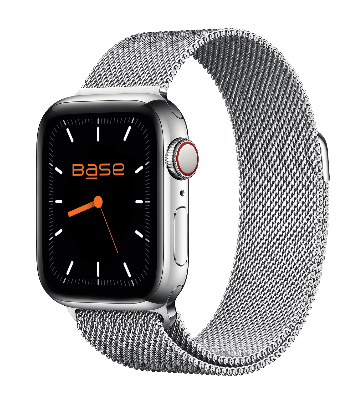 Silver apple watch stainless Steel Bands for Series 1/2/3/4/5/6/7/SE - Large size (42/44/45mm)