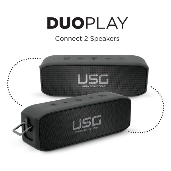 Urban Sound Gear - Play 2 Bluetooth Speaker 20W - Duo play Power Peak