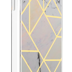 Base Marblelline for iPhone 13 Pro - Marble Luxury Shockproof Case - White