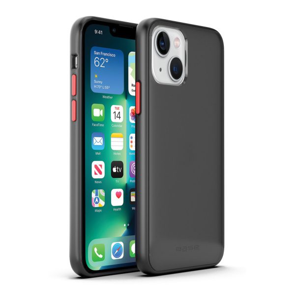 Clear/black slim protective case for iPhone 13 Mini cell phones