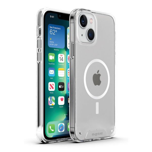 Clear MagCharge protective case for iPhone 13 Mini Cell Phones
