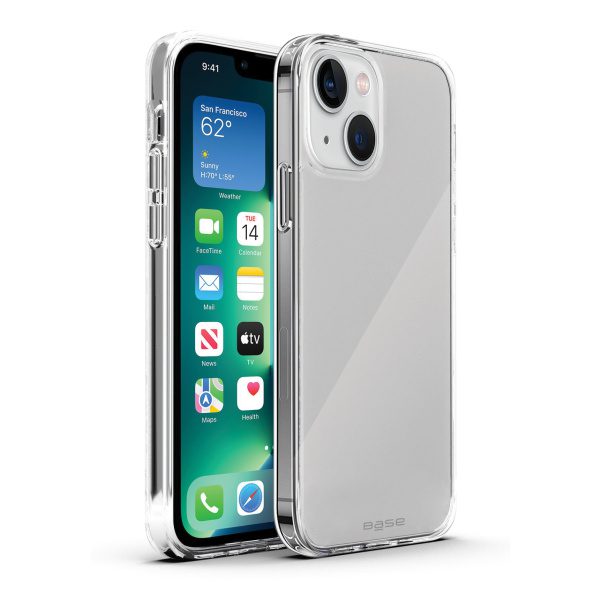 Clear case crystalline for iPhone 13 cell phone