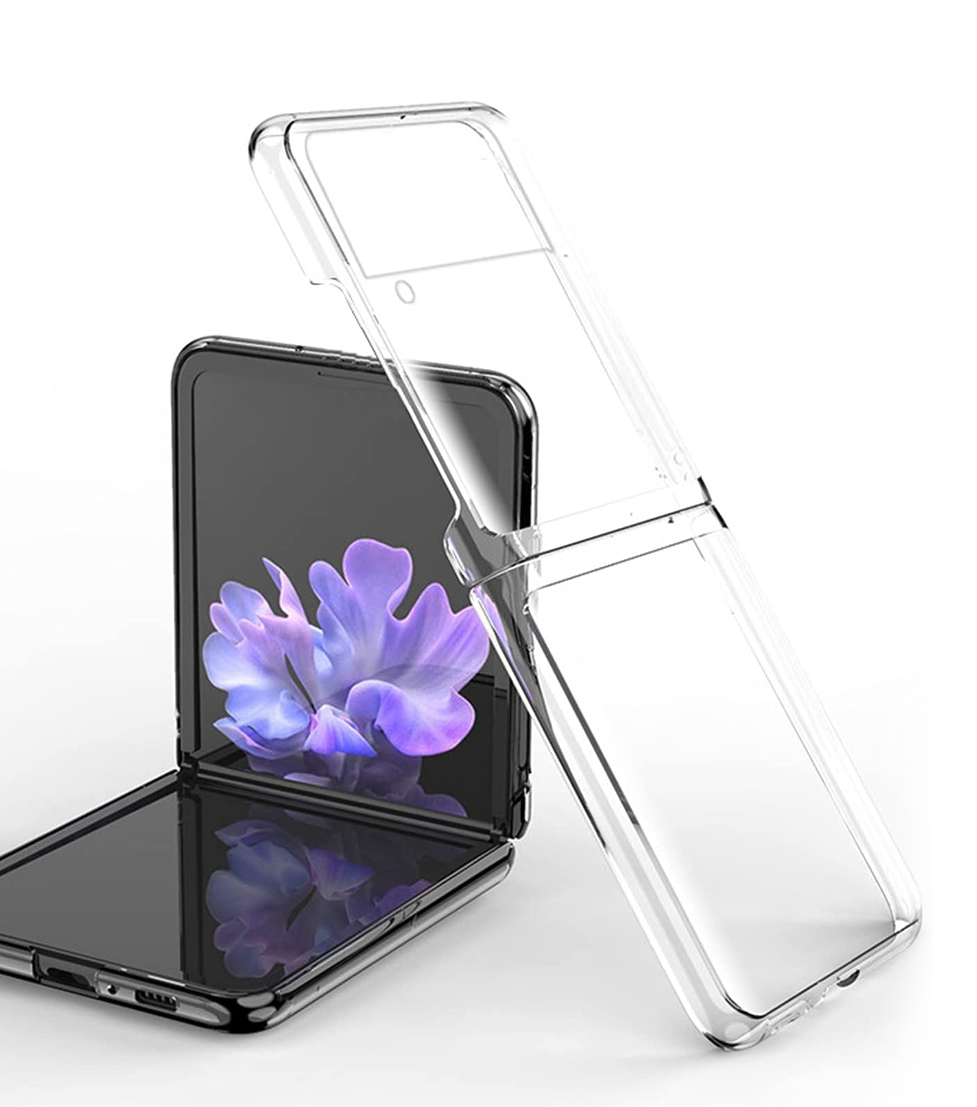 Clear Slim Protective Case for Samsung Z Flip3 5G cell phones