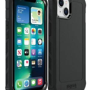 Black rugged protective case for iPhone 13 cell phones