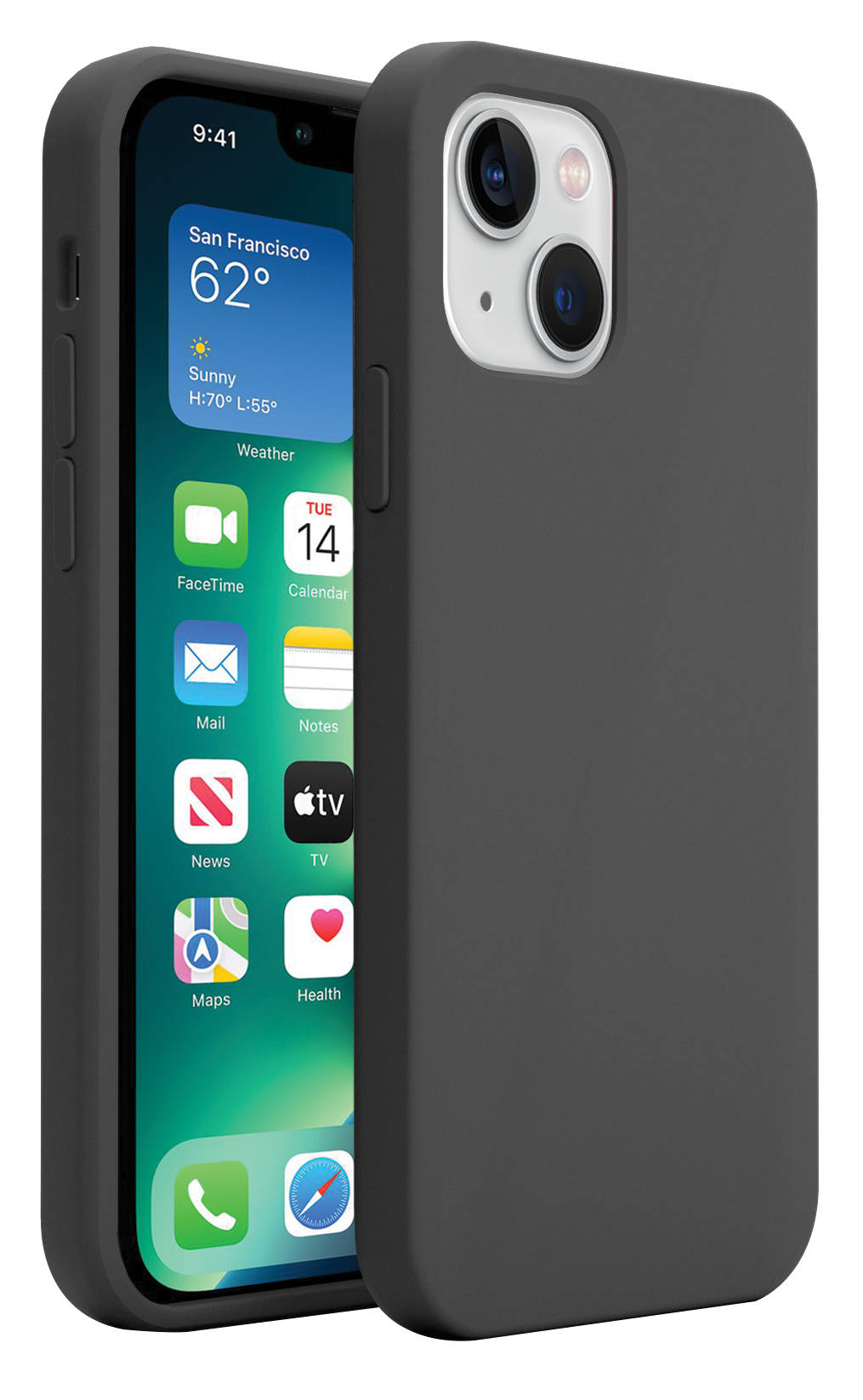 silicone-iphone13-black