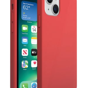 Base Liquid Silicone MagCharge Case for iPhone 13 - Red