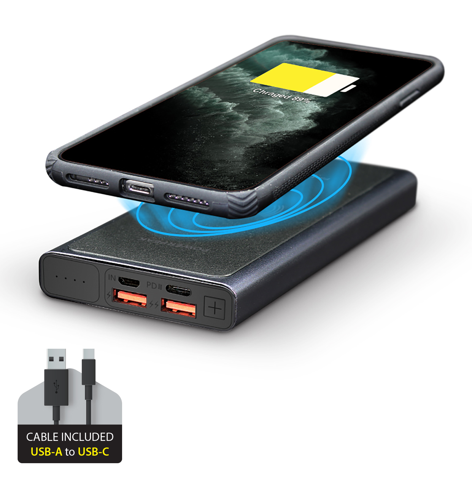 Power Peak mAh Wireless Charger and Battery Pack -