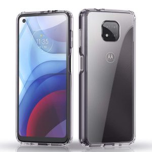 Base B-Air - Moto G Power 2021 - Crystal Clear Slim Protective Case