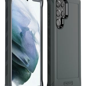 Base Boulder Rugged Case for Samsung S22 Ultra (w/ Holster) - Black