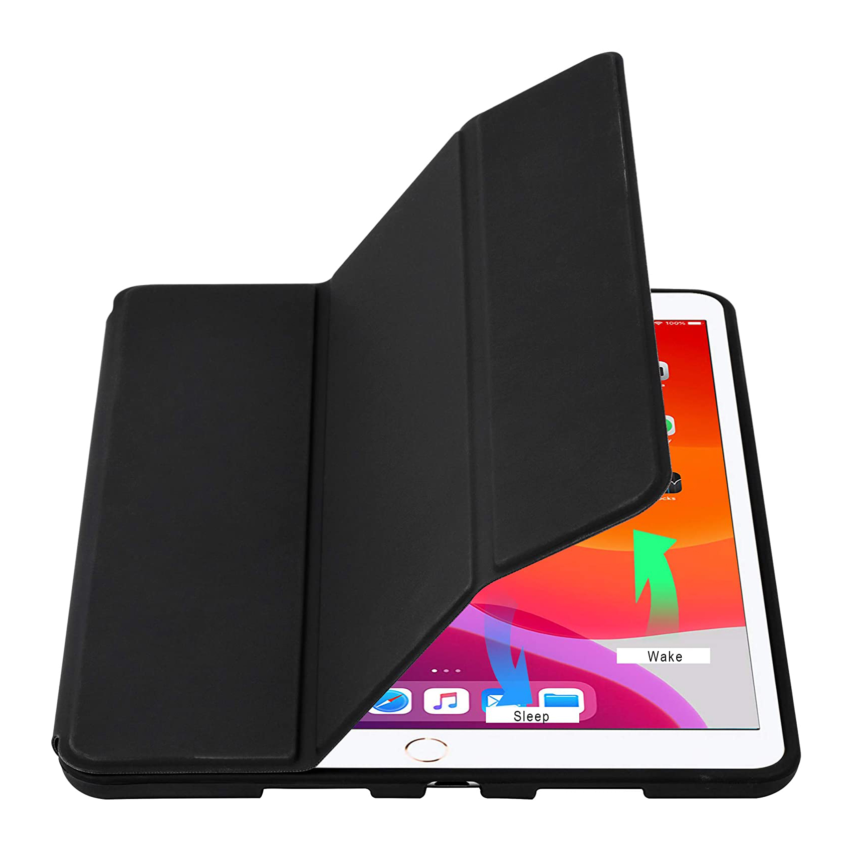 Folio Case Hard Back Stand for iPad 10.2