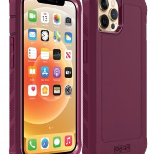 Pink rugged protective case compatible with MagSafe wireless charging for iPhone 14 Pro cell phones