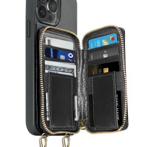 Base Crossbody Zipper Purse iPhone 14 Pro Max