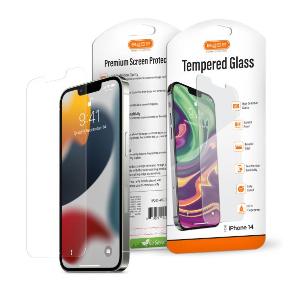 Base Premium Tempered Glass Screen Protector for iPhone 14 Pro