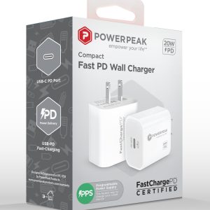 PowerPeak 20W USB-C Power Adapter PD