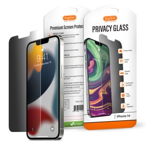 Base Privacy Tempered Glass Screen Protector For iPhone 14 Pro Max